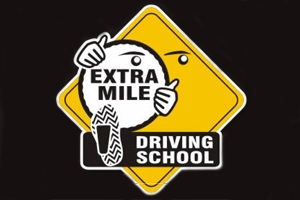 Extra Mile Driving School logo