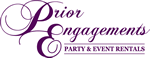 Prior Engagements Party and Event Rentals logo