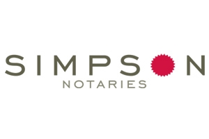 Simpson Notaries logo