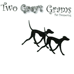 Two Grey't Grams Pet Pampering logo